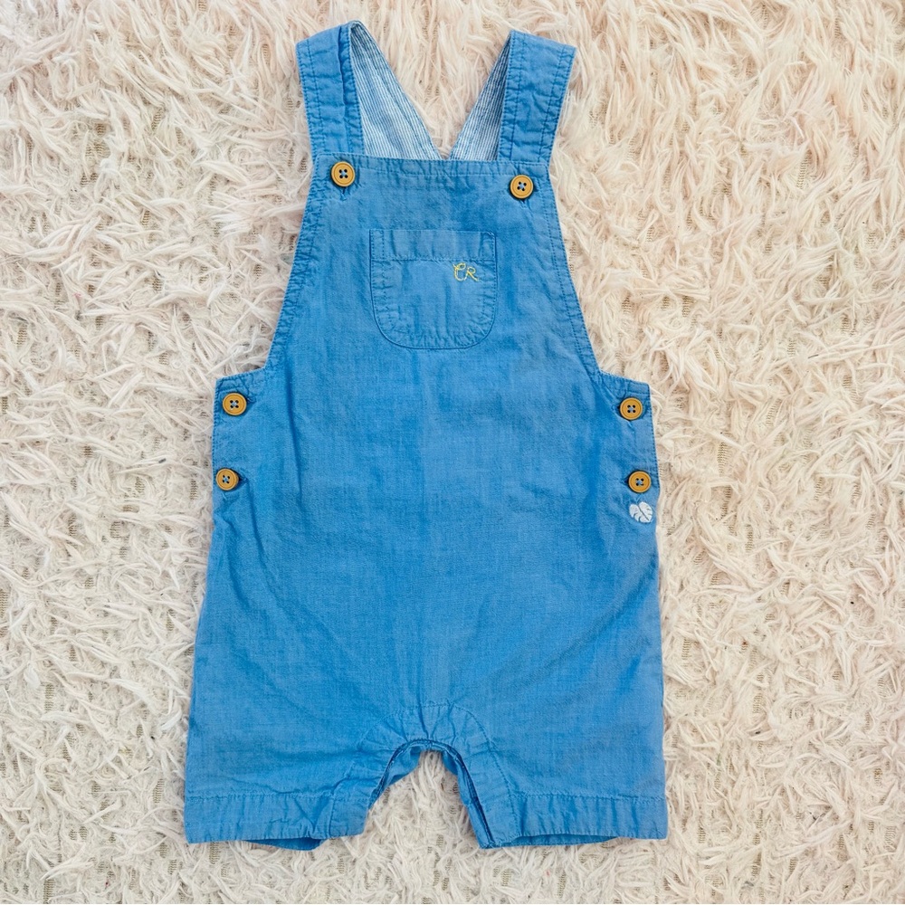 Soft blue overalls